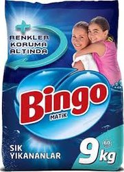 BİNGO MATİK TOZ DETRJAN 9 KG