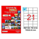  - ETİKET TANEX 2124