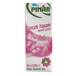 PINAR LİGHT SÜT 200 ML PİPETLİ ADET