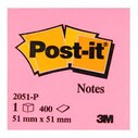  - POST İT MİNİ KÜPNOT 52*52MM 400 YPR PEMBE 