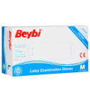 BEYBİ - PUDRASIZ LATEX MUAYENE ELDİVENİ 100 LÜ PAKET BEYBİ MEDİUM