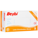 BEYBİ - PUDRASIZ LATEX MUAYENE ELDİVENİ 100 LÜ PAKET BEYBİ SMALL