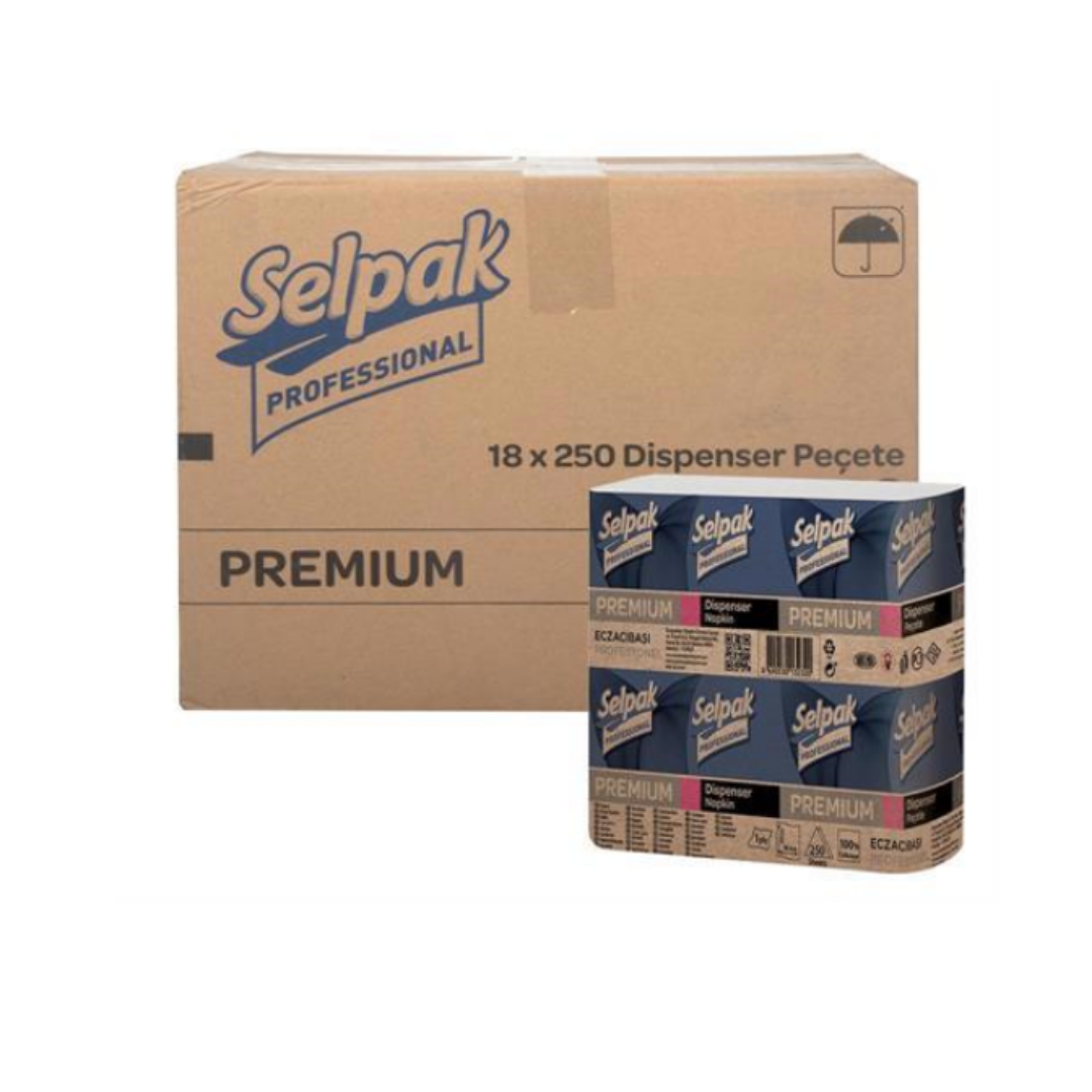  - Selpak Pro Premium Dispenser Peçete 250 x 18 FSC (7906605)