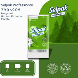 Selpak Pro. Recycled 40x40 1/8 peçete 50 x 20 (7906905)