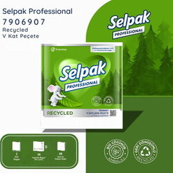 Selpak Pro. Recycled V Kat Peçete 250 x 18 (7906907)