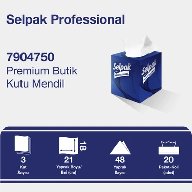 Selpak Professional Butik Kutu Mendil-48 x 20 (7906666)