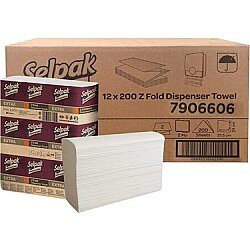 Selpak Professional Extra Z-Katlı Dispenser Havlu 200 x 12 FSC (7906606) - 1
