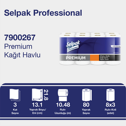Selpak Professional Premium Havlu-8x3 (7906610)