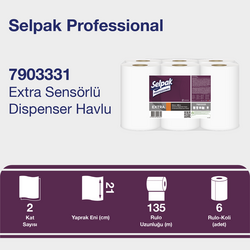Selpak Professional Sensörlü Havlu 21 Cm - 135 Mt 6lı (7906631)