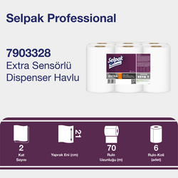 Selpak Professional Sensörlü Havlu 21 Cm- 70 Mt 6lı (7906630)