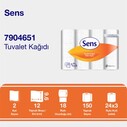  - Sens Tuvalet Kağıdı-24'lü(150 Yaprak) x 3 (7906298)
