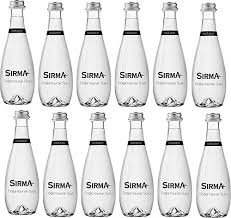 SIRMA EXCLUSİVE CAM ŞİŞE SU 330ML.12 Lİ