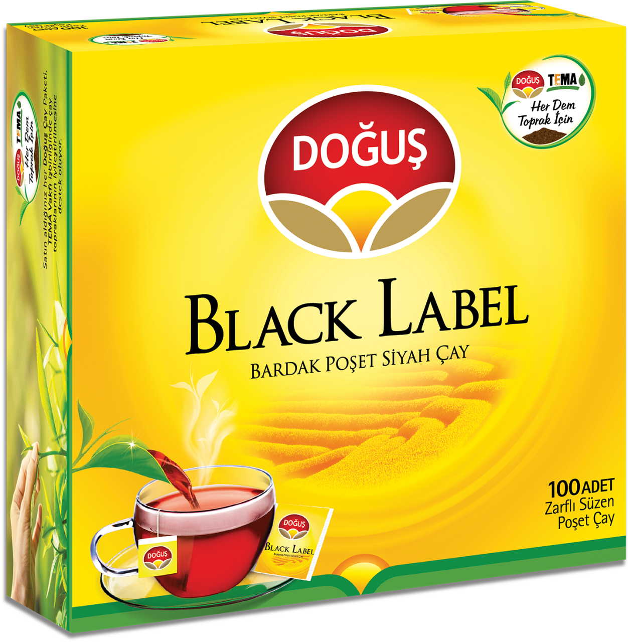 DOĞUŞ - DOĞUŞ BLACK LABEL BARDAK POŞET ÇAY 100 LÜ 