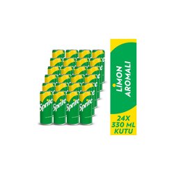 SPRİTE GAZOZ 330 ML KUTU 24 LÜ KOLİ