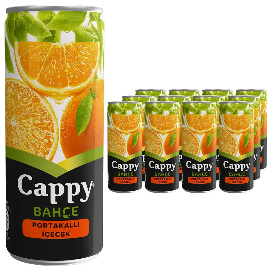 CAPPY PORTAKAL 250 ML KUTU 12 Lİ KOLİ