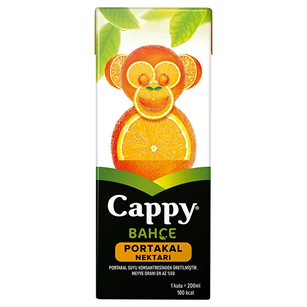 COCA COLA - CAPPY TETRAPAK 200 ML PORTAKAL 27 Lİ KOLİ