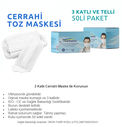 FIM MEDICAL - MASKE 50 Lİ PAKET 3 KATLI